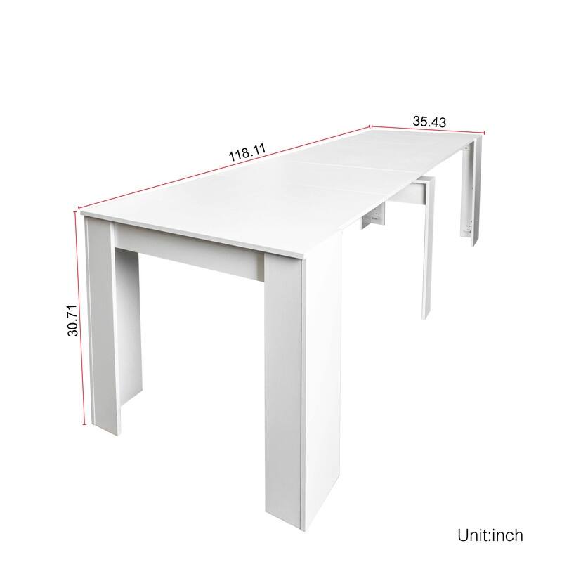 Multifunctional Extendable Dining Table,Console Table