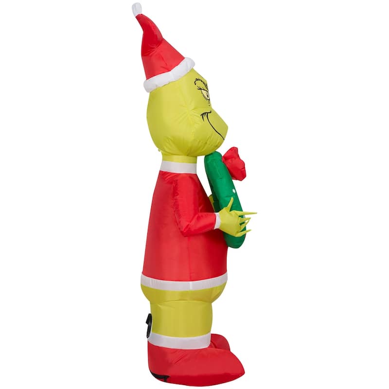 Airblown Inflatable Grinch with Wreath