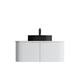 Option White with Black Sink