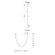 preview thumbnail 6 of 10, Alora Lighting PD321712-RT Marni 86" Wide 3000K LED Linear Pendant