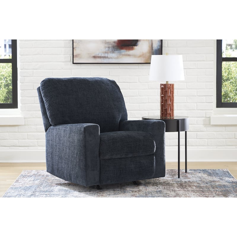 Signature Design by Ashley Aviemore Rocker Recliner - Blue