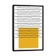 preview thumbnail 1 of 10, iCanvas "Minimal Primary II" by Jay Stanley Framed Canvas Print Black - 40x26