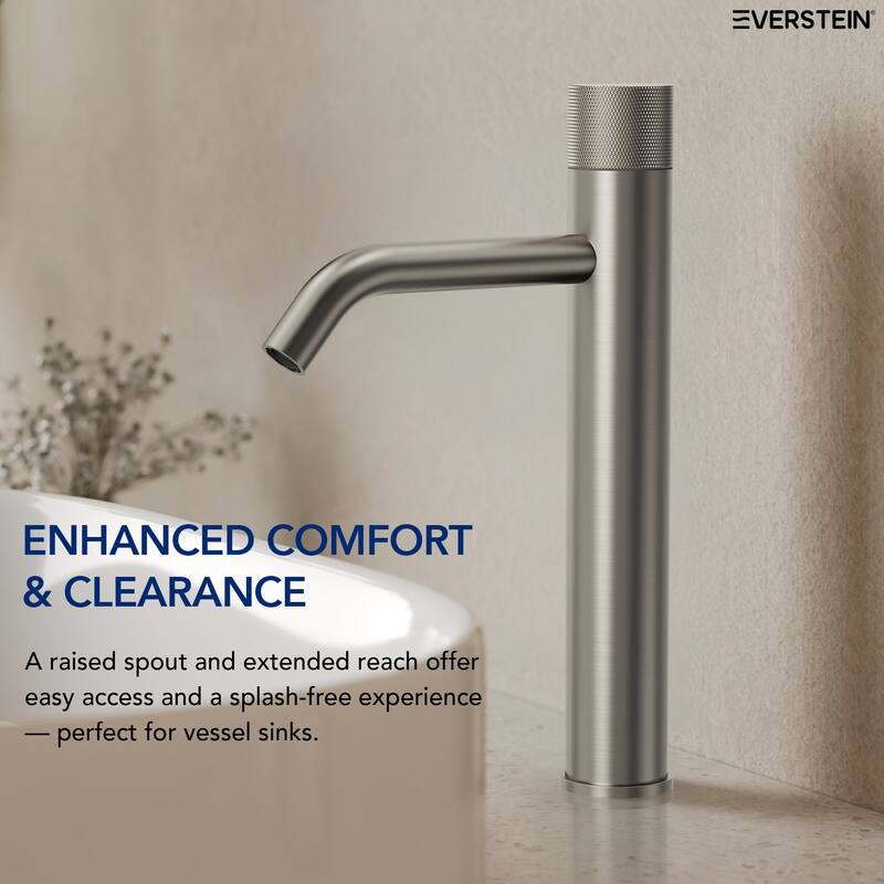 Modern Single Hole Bathroom Faucet,Deck Mount Sink Faucet