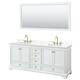 Option White, Gold Trim, Giotto Quartz Top