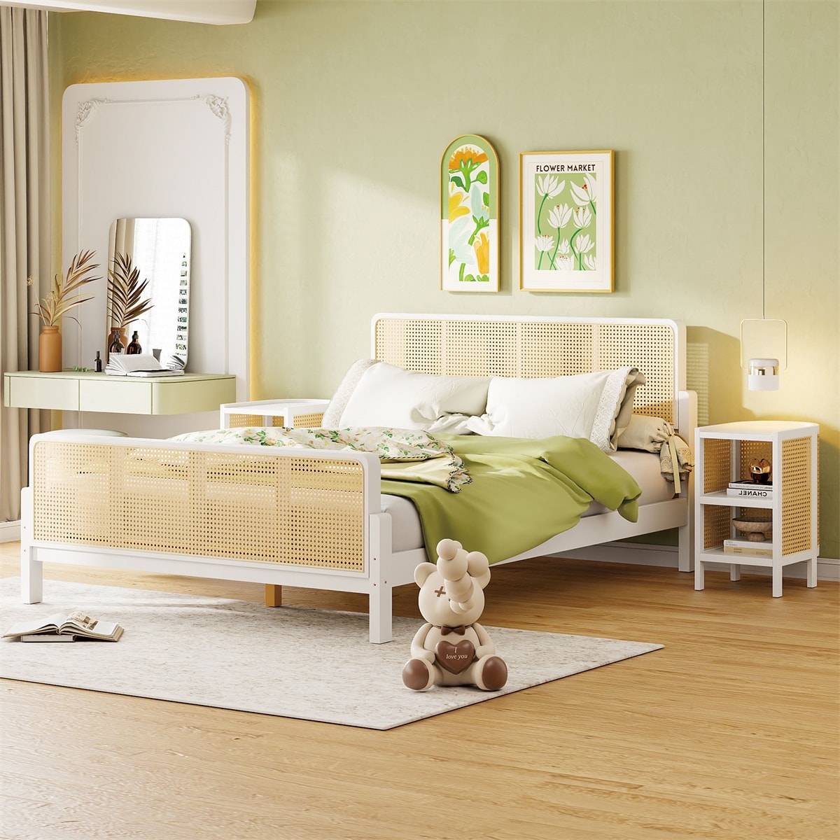 Bed bath and hot sale beyond rattan