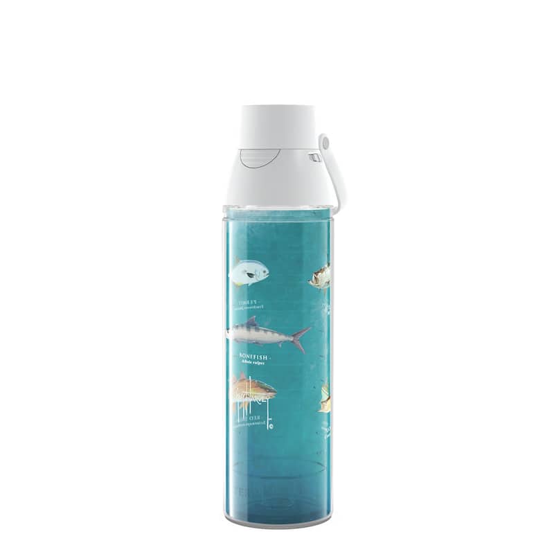 Tervis Guy Harvey Charts Made in USA Double Walled Insulated Travel Tumbler, Classic - 24oz Venture Lite Water Bottle - 24oz Venture Lite Water Bottle