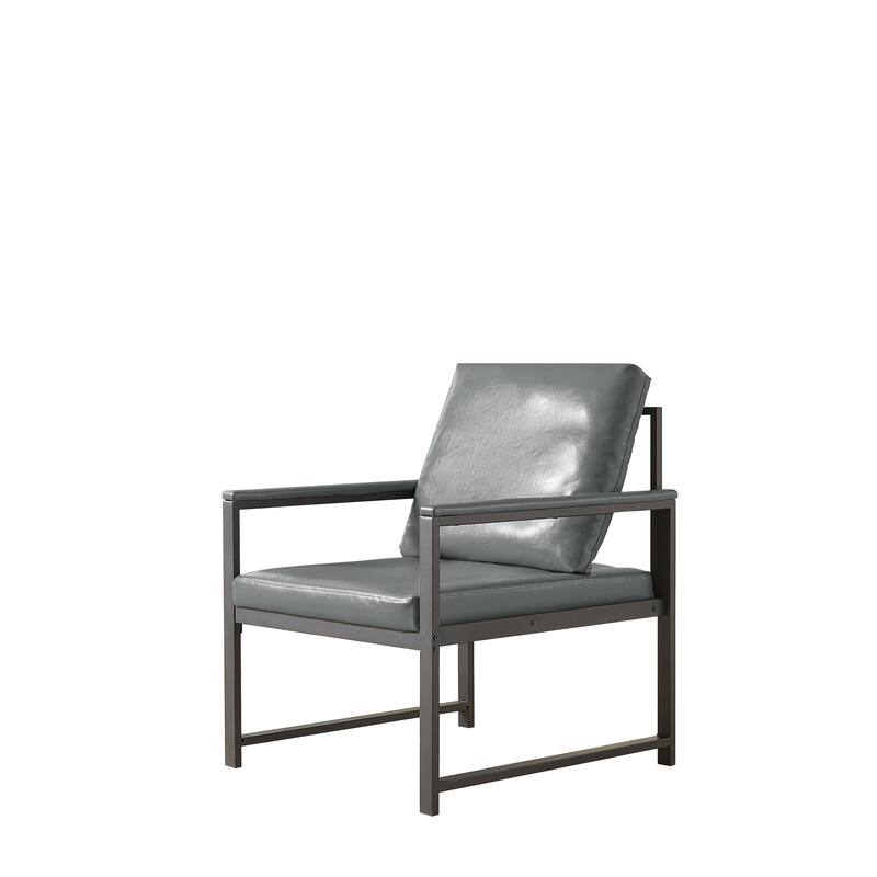 Tech Cloth Armchair with Padded Armrests and 330lb Capacity