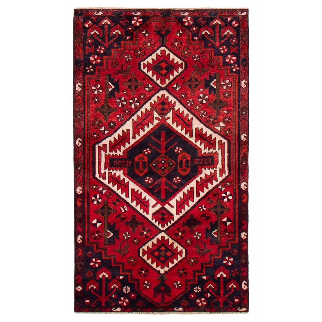 ECARPETGALLERY Hand-knotted Anadol Red Wool Rug - 3'6 x 6'0