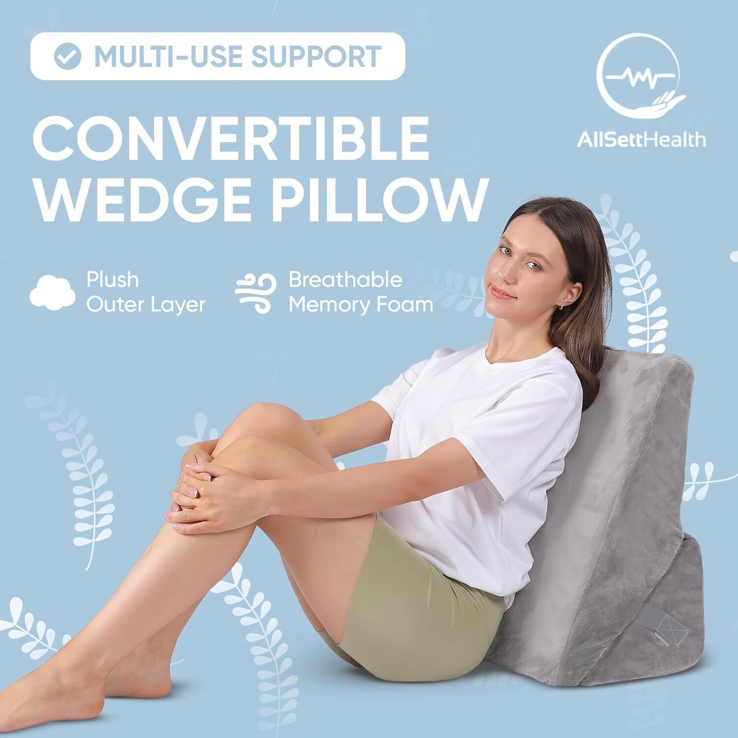 Sleep wedge pillow for sleep apnea on sale
