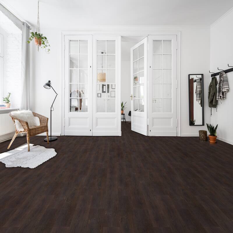 Nexus Espresso 6x36 Self Adhesive Vinyl Planks - 10 Planks/15 sq. ft.