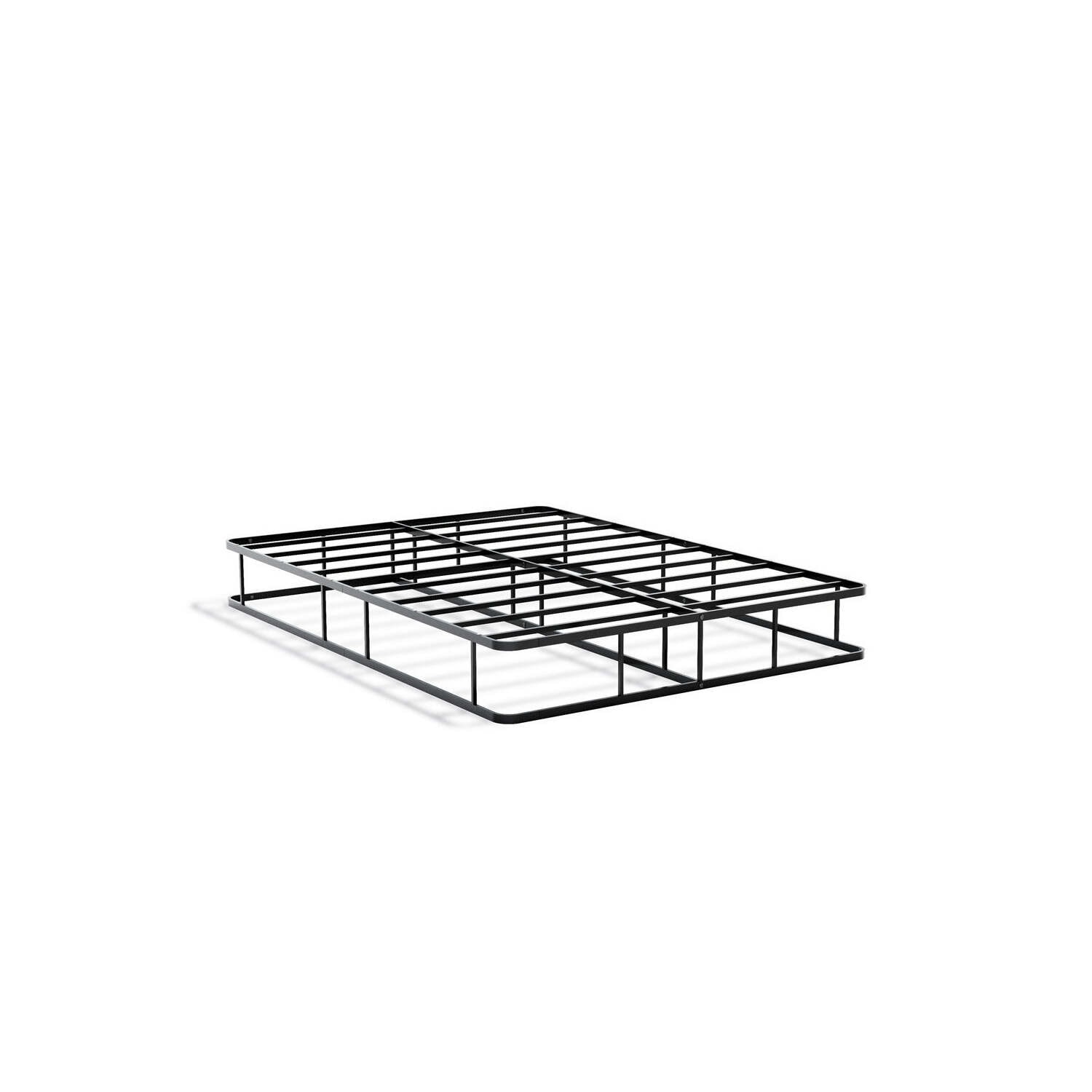 Full Size Bed Frame - Metal Platform Bed with Headboard & Footboard - Modern Black Finish