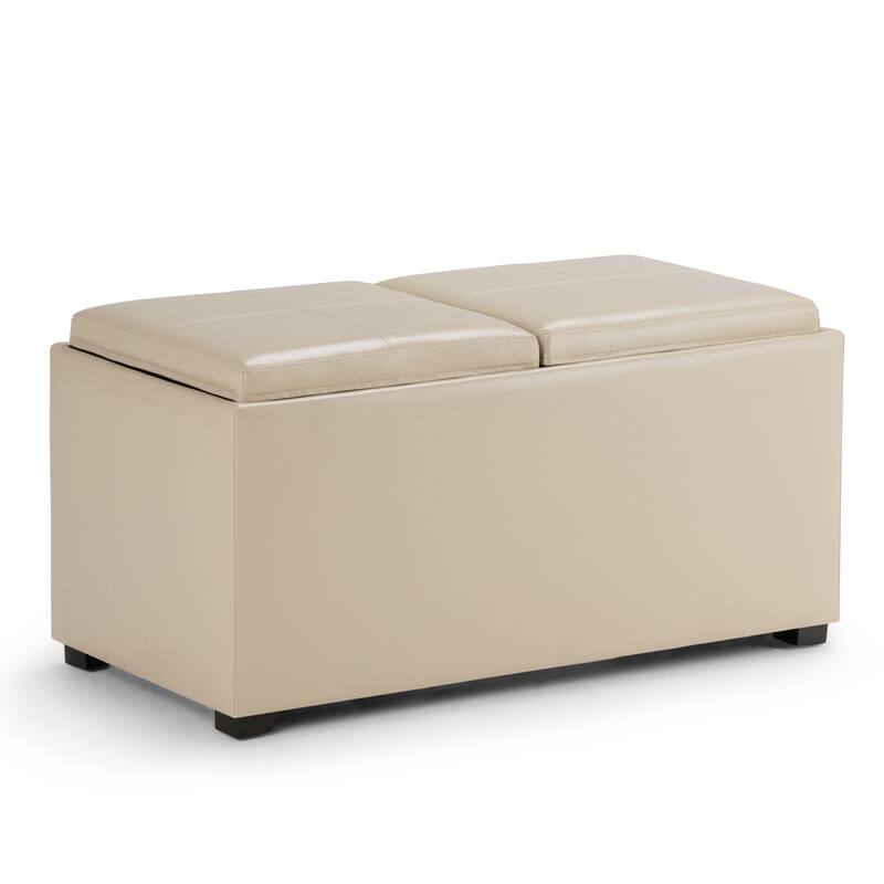 WYNDENHALL Franklin Upholstered 3-piece Ottoman Set
