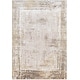 preview thumbnail 11 of 10, Cabote Abstract Border Viscose Blend Area Rug