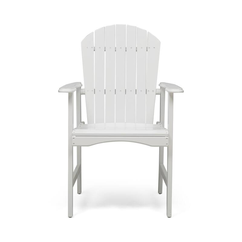 Acacia Wood Outdoor Patio Dining Chairs Set of 2, Rustic Garden Dining Chairs Farmhouse Adirondack Patio Chairs for Backyard