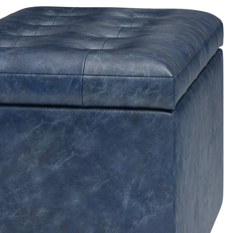 WYNDENHALL Essex 34-in. Wide Rectangular Storage Ottoman
