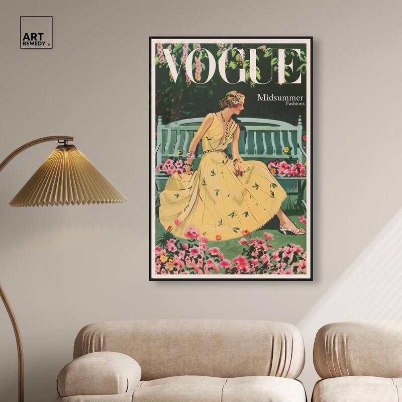 Midsummer Fashion Cover Canvas by Art Remedy