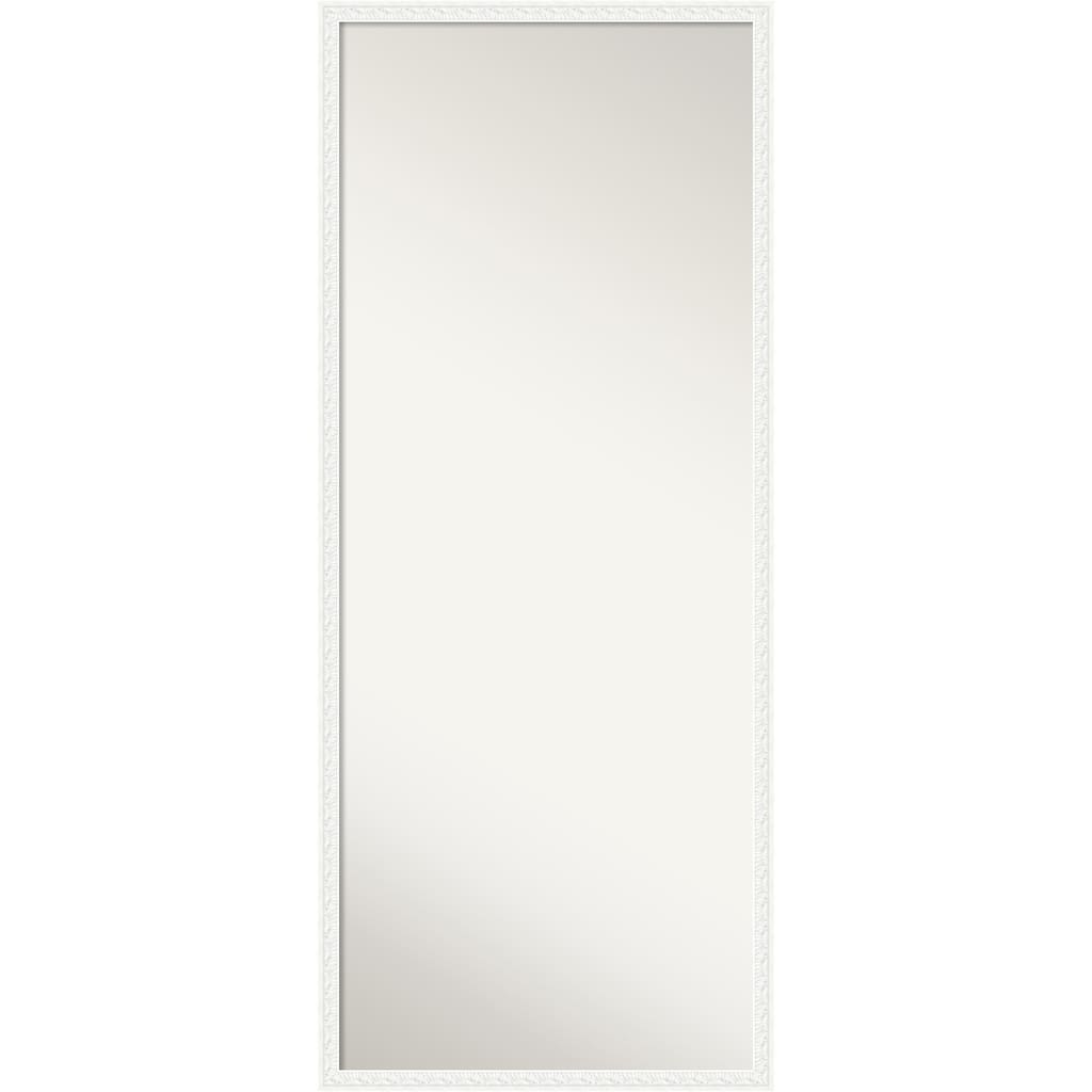 Bethany Non-Beveled Wood Framed Full-Length Floor Leaner Mirror