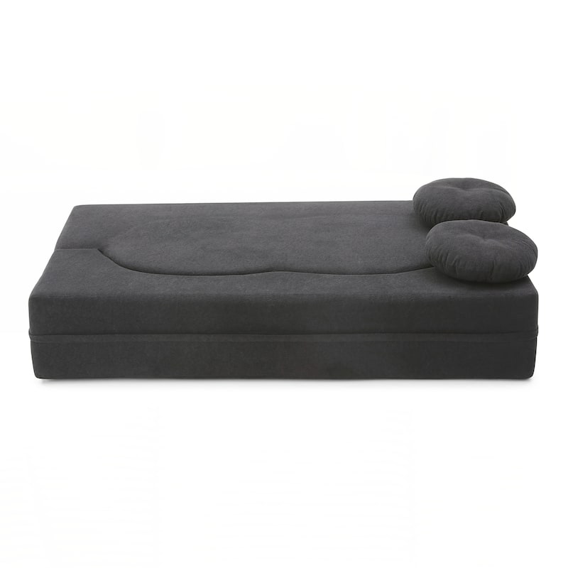 Folding Sofa Bed with Pillow, Sleeper Sofa, Floor & Futon Loveseat Couch