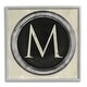 preview thumbnail 5 of 27, Stupell Letter M Initial Vintage Shape Typewriter Key Framed Wall Art - Beige 12 x 12 - Grey