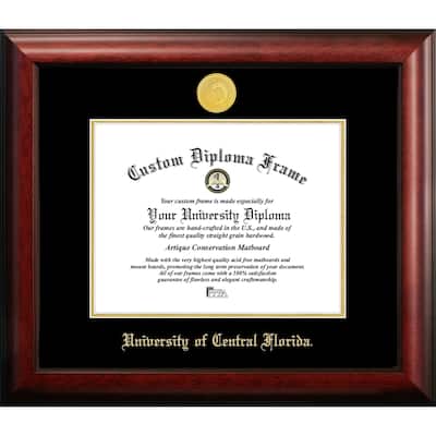 University of Central Florida 11w x 8.5h Gold Embossed Diploma Frame