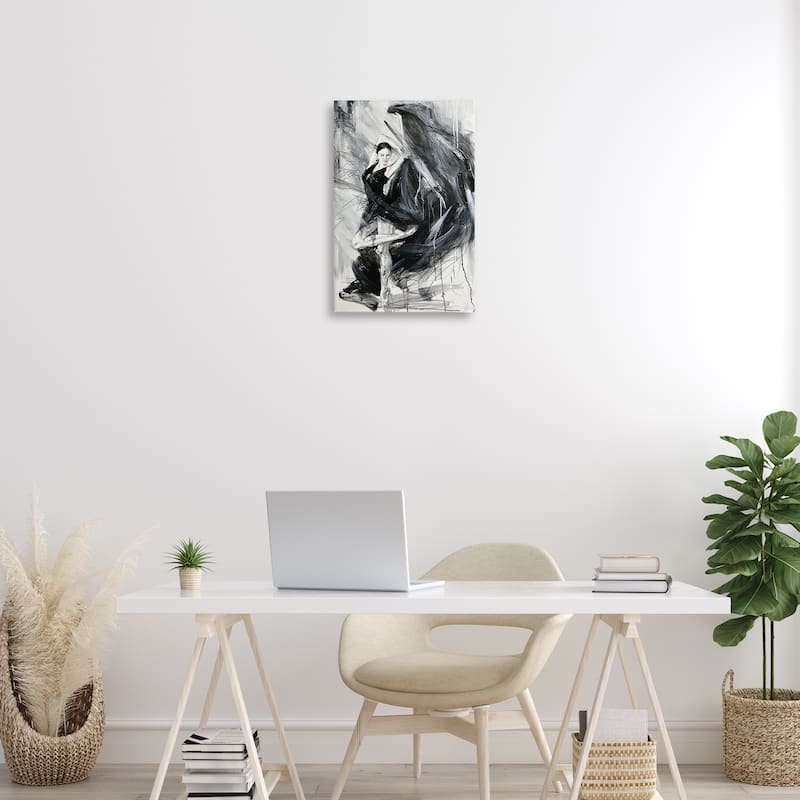 Stupell Elegant Dancer Abstract Canvas Wall Art Design By Lucille Lee