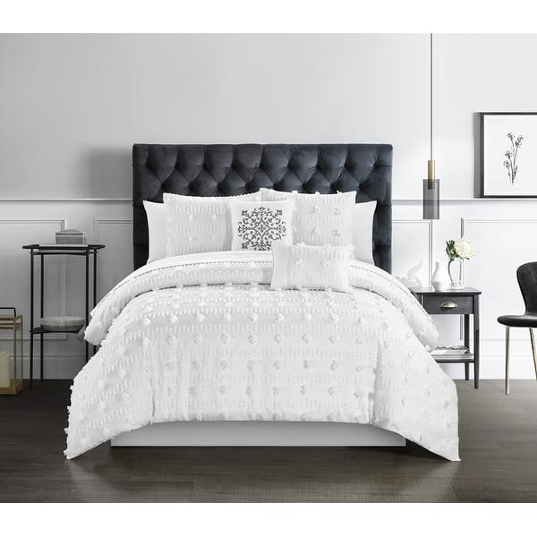 Shop Chic Home Atisa 9 Piece Applique Bed In A Bag Comforter Set On Sale Overstock 31523586