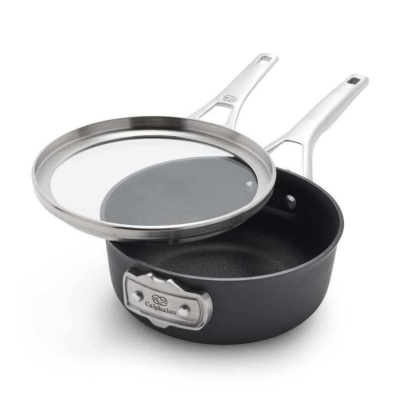 Calphalon Premier SpaceSaving HardAnodized Nonstick, 2.5 Qt. Saucepan