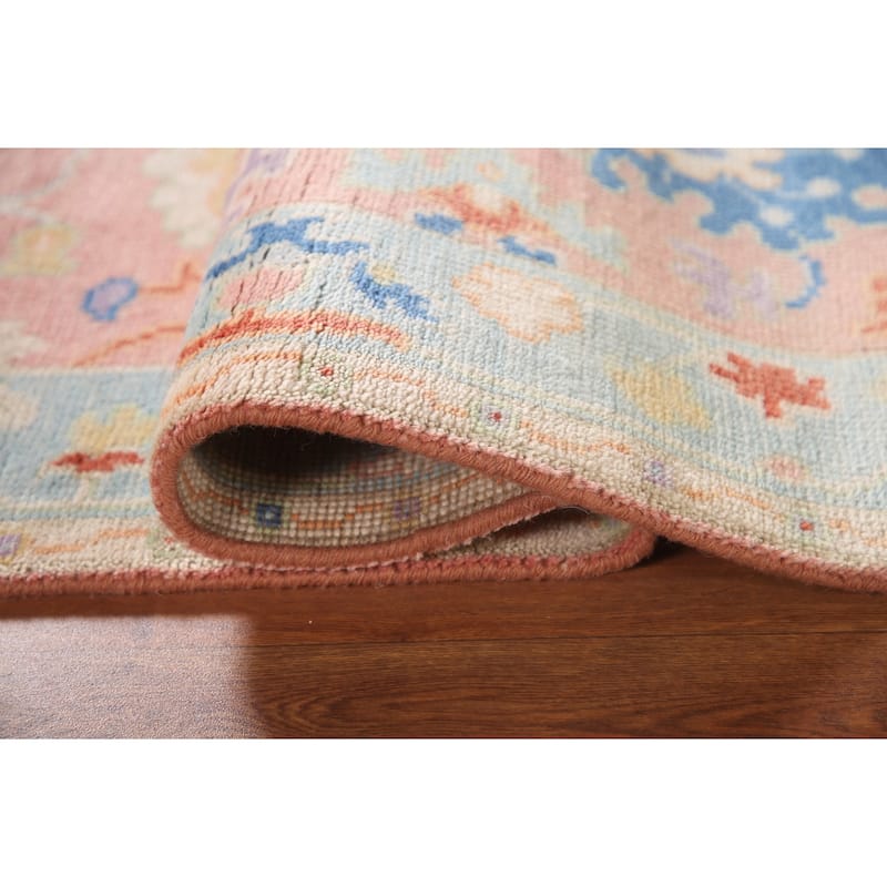 Colorful Oushak Oriental Accent Rug Wool Carpet - 2'6"x 5'9"