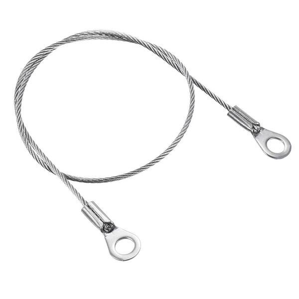 Stainless Steel Lanyards Cable Eyelets Ended Security Wire Ropes