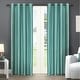preview thumbnail 14 of 43, ATI Home Chatra Faux Silk Grommet Top Curtain Panel Pair