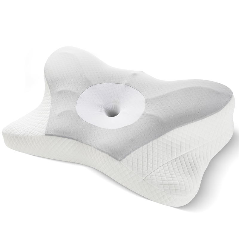Memory Foam Neck Pillow 1 Piece - Medium-Soft