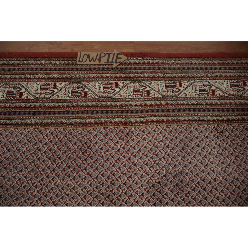 Hand Knotted Oriental 100% Wool Carpet Traditional Geometric Oranges & Rust Botemir Area Rug - 11' 10'' X 8' 10''