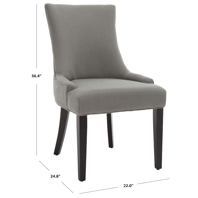 SAFAVIEH Lester Dining Chair (Set of 2) - 24"W x 25"D x 39"H