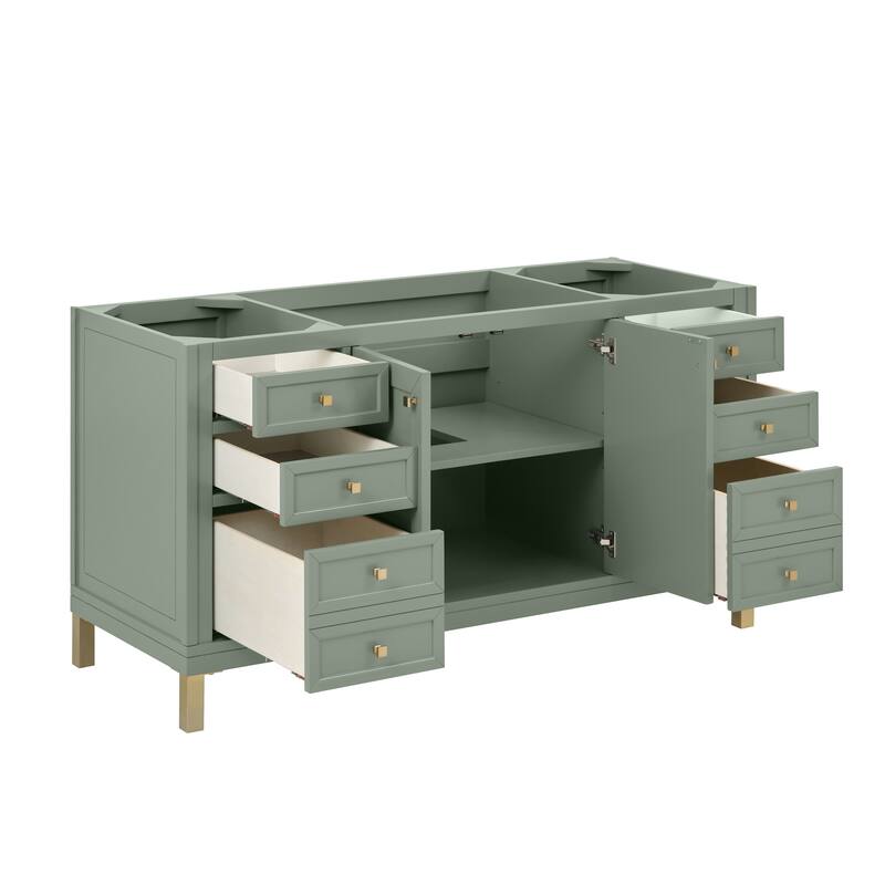 James Martin Vanities 503-V60S-3VSL Chicago 60" Free Standing Single