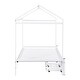 preview thumbnail 12 of 11, Kids and Baby 2 in 1 Twin XL to King Metal Twin Size House Platform Bed with 2 Drawers