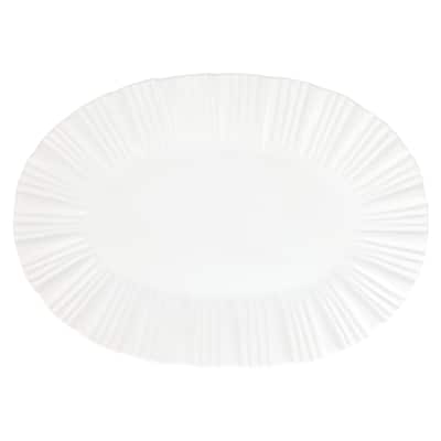 viva by VIETRI Bari White Oval Platter