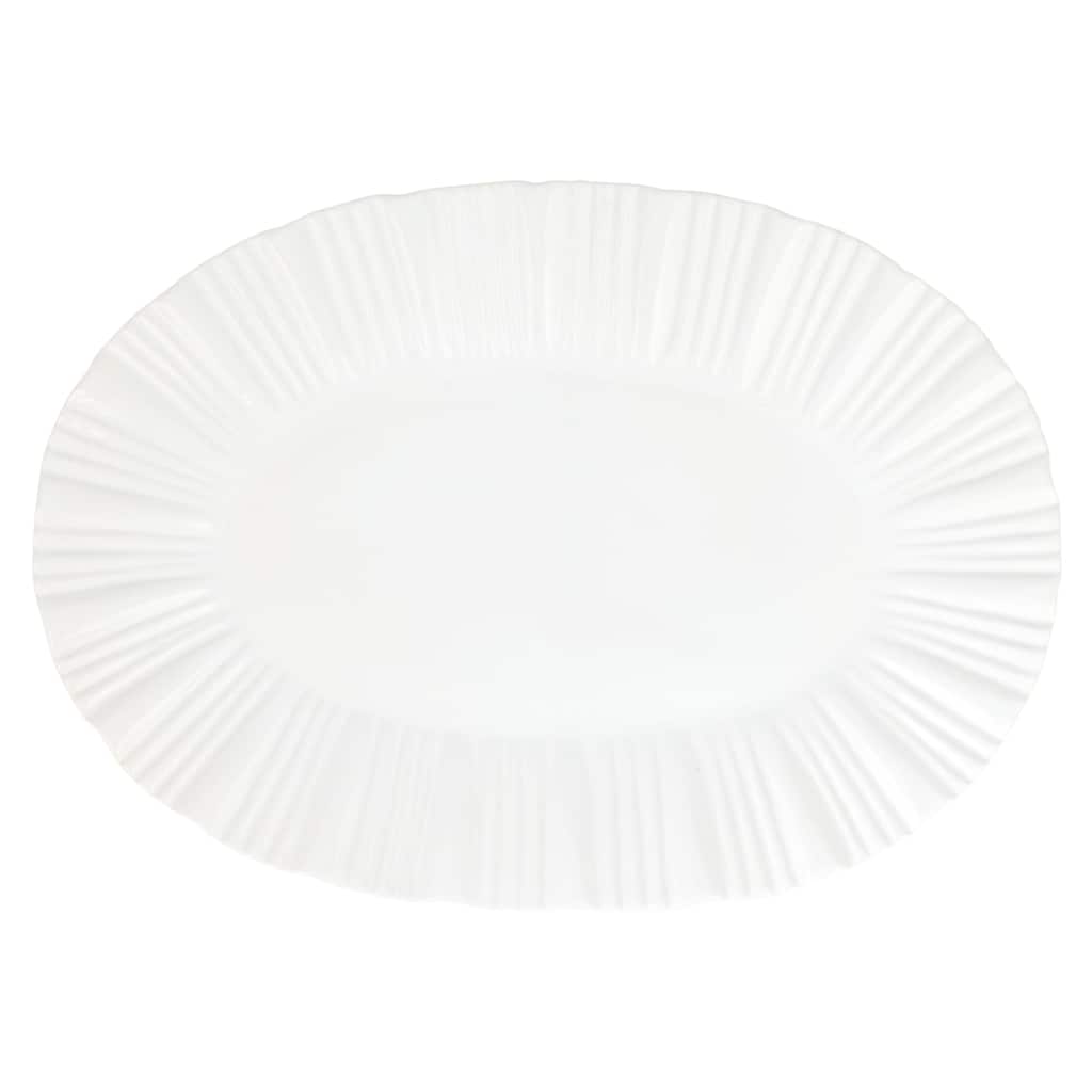 viva by VIETRI Bari White Oval Platter