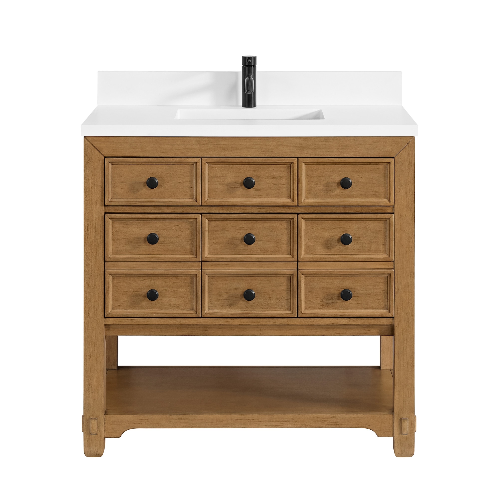 James Martin Vanities 505-V36-1WZ Malibu 36" Free Standing Single