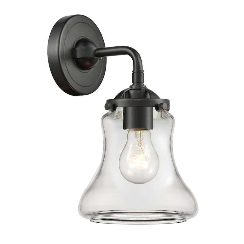 Innovations Lighting Bellmont Single Light 10" Tall Bathroom Sconce - Oil Rubbed Bronze / Clear
