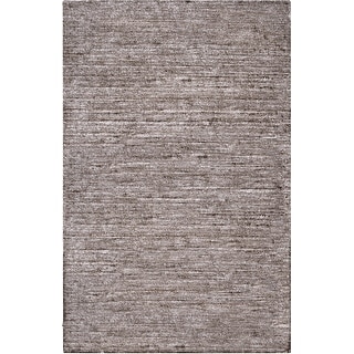 Hand-woven Dan Solid Viscose Area Rug