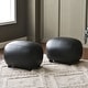 preview thumbnail 82 of 112, KINWELL 23" Wide Faux Leather Upholstered Ottoman Footrest, PU Entryway Footstool
