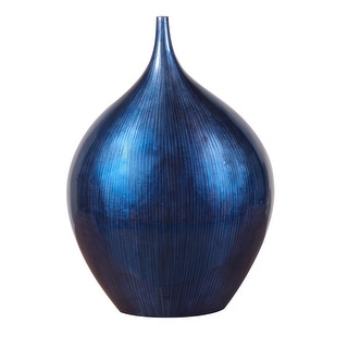 Allan Andrews Cobalt Blue Wood Vase - small