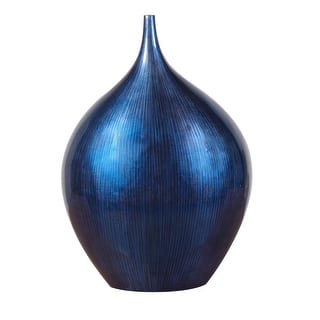 Allan Andrews Cobalt Blue Wood Vase - small