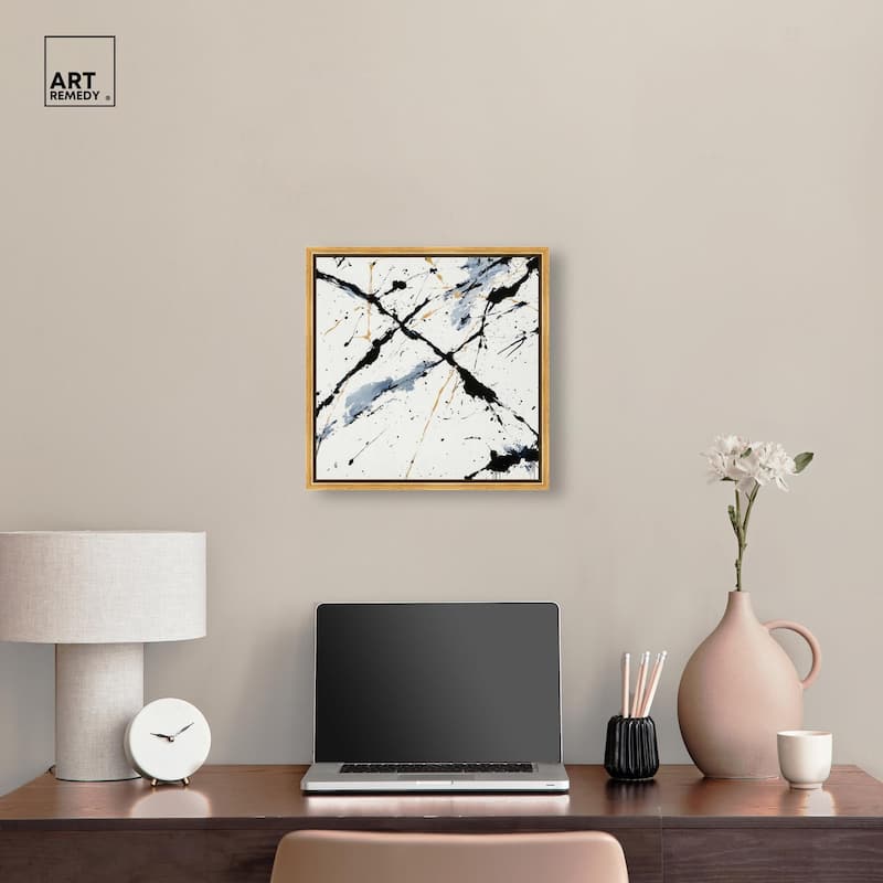 Splintered Impact II Canvas by Art Remedy