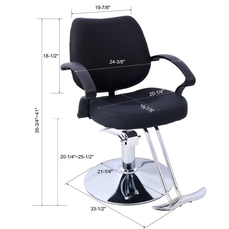 Hair Salon Chair Styling Heavy Duty Hydraulic Pump Barber Chair