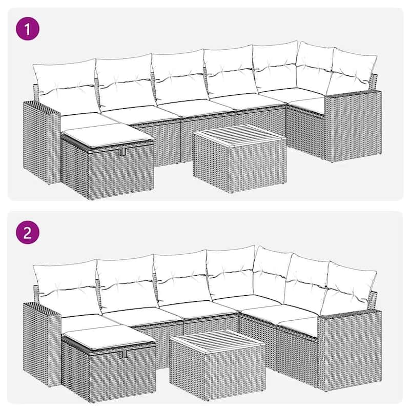 vidaXL Garden Sofa Set