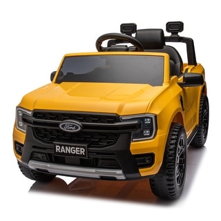 12V Ford Ranger Ride-On Truck for Kids w/ Soft Start, MP3, Rear Suspension