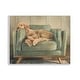preview thumbnail 1 of 5, Stupell Labradoodle Lounging on Sofa Wall Plaque Art Design By Ethan Harper 14 x 11