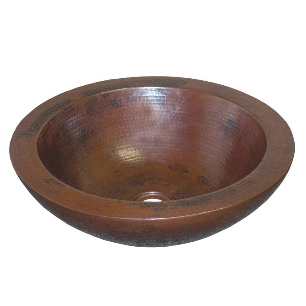 Native Trails Laguna 16" Copper Vessel Bathroom Sink