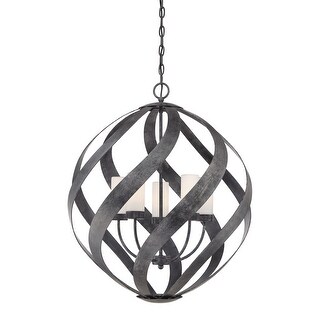 Blacksmith 5-Light Pendant in Old Black Finish